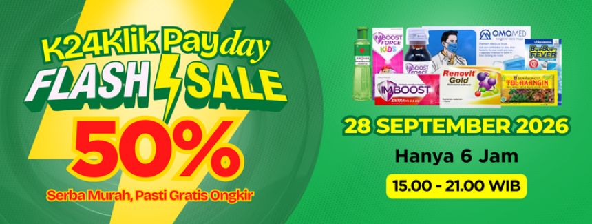 apotek online - K24Klik Payday Flash Sale! Diskon hingga 50%