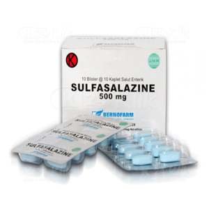 Apotek Online - SULFASALAZINE BERNO 500MG TABLET