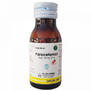 Apotek Online - PARACETAMOL AFI 120MG/5ML STRAW SIRUP 60ML