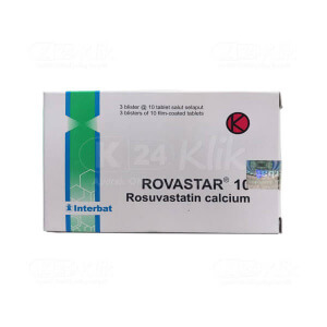 Apotek Online - ROVASTAR 10MG FC TABLET