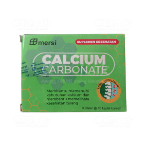 Apotek Online - CALCIUM CARBONATE MERSI 500MG CHEW TABLET