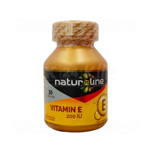 Apotek Online - NATURELINE VITAMIN E 200IU (1 botol isi 30 kapsul)