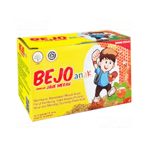 Apotek Online - BEJO ANAK JAHE MERAH 10ML SACHET (1 dos isi 12 sachet)