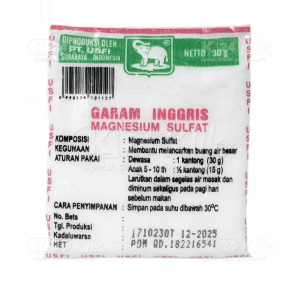 Apotek Online - GAJAH GARAM INGGRIS SACHET 30G