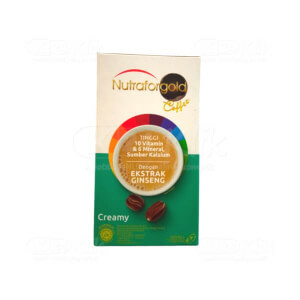 Apotek Online - NUTRAFOR GOLD COFFEE CREAMY SACHET (isi 5 sachet)