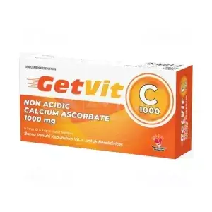 Apotek Online - GETVIT C 1000MG KAPSUL (1 Strip isi 6 kapsul)