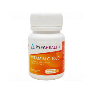 Apotek Online - PYFAHEALTH VITAMIN C 1000 (1 botol isi 30 kaplet salut selaput)
