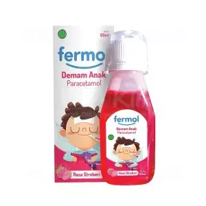 Apotek Online - FERMOL 160MG/5ML STRAWBERRY SIRUP 60ML