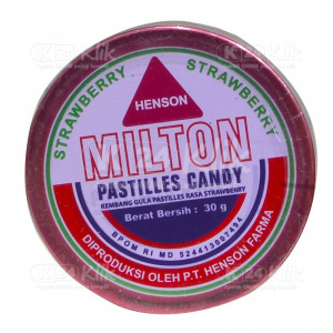Apotek Online - MILTON PASTILLES STRAWBERY 30G