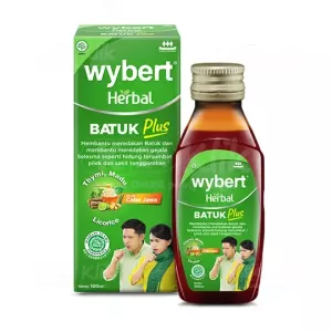 Apotek Online - WYBERT HERBAL BATUK PLUS SIRUP 100ML