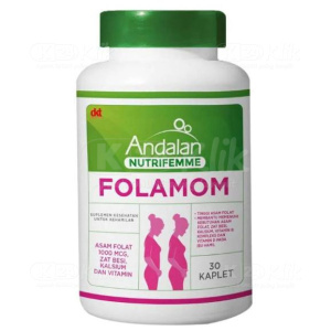 Apotek Online - ANDALAN NUTRIFEMME FOLAMOM (1 botol isi 30 kaplet)