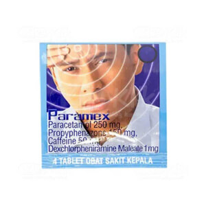 Apotek Online - PARAMEX TABLET (1 Strip isi 4 Tablet)