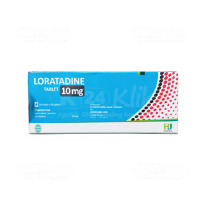 Apotek Online - LORATADINE HEXPHARM 10MG TABLET (1 Dos isi 10 Strip @10 Tablet)