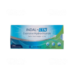 Apotek Online - INDAL CTN 10MG (1 strip isi 10 tablet)