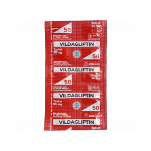 Apotek Online - VILDAGLIPTIN DEXA 50MG (1 strip isi 10 tablet)
