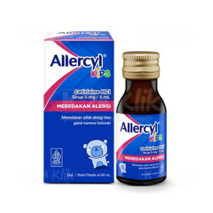 Apotek Online - ALLERCYL KIDS 5MG/5ML SIRUP 60ML