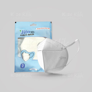 Apotek Online - JITO MASKER KN95 3D (1 Pack isi 3 Pcs)