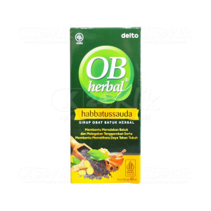 Apotek Online - OB HERBAL HABBATUSSAUDA SIRUP 60ML