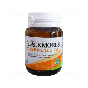 Apotek Online - BLACKMORES DAILY IMMUNE C 500 BOTOL (1 Botol isi 30 tablet)