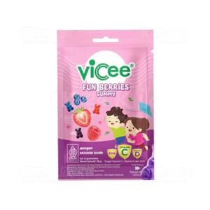 Apotek Online - VICEE GUMMY FUN BERRIES 18G (1 dos isi 5 sachet)