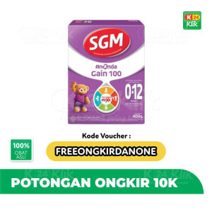 Apotek Online - SGM ANANDA GAIN 100 0-12BLN 400G BOX