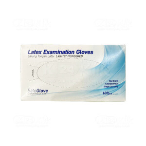 Apotek Online - SAFE GLOVE LATEX PWD L (1 dos isi 100 pcs)