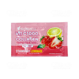 Apotek Online - SIDOMUNCUL VIT C 1000MG COLLAGEN SACHET (1 dos isi 6 sachet)