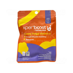 Apotek Online - XPERT BOOST VIT D 600IU GUMMY (isi 7 gummies)
