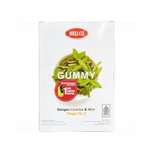 Apotek Online - NELLCO GUMMY LICORICE MINT 30G (1 dos isi 5 sachet)