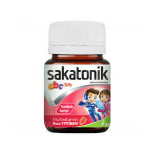 Apotek Online - SAKATONIK ABC STRAWBERY TABLET (1 Botol isi 24 Tablet)