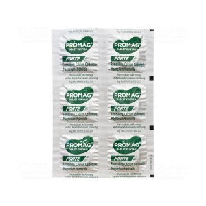 Apotek Online - PROMAG FORTE (1 amplop isi 6 tablet kunyah)