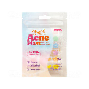 Apotek Online - NOURISH ACNE PLAST COLOR POP PATCH (isi 24 pcs)