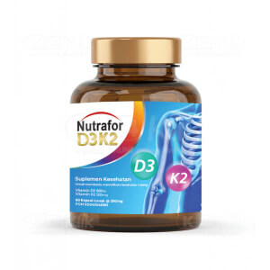 Apotek Online - NUTRAFOR D3K2 (1 botol isi 60 kapsul lunak)