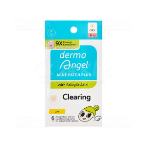 Apotek Online - DERMA ANGEL ACNE PATCH PLUS DAY (isi 6 pcs)