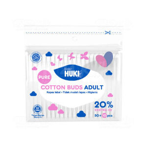 Apotek Online - HUKI COTTON BUDS ZAK (1 Pack isi 50)