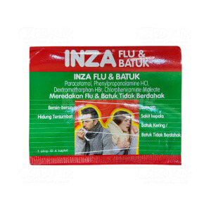 Apotek Online - INZA FLU DAN BATUK (1 strip isi 4 kaplet)