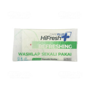 Apotek Online - CAREPLUS HIFRESH REFRESHING WASHLAP (isi 5 pcs)