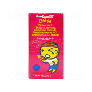 Apotek Online - ANAKONIDIN OBH SIRUP 60ML