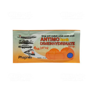 Apotek Online - ANTIMO ANAK SIRUP RASA JERUK 5ML