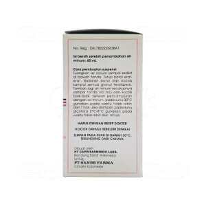 Apotek Online - ERYSANBE 200MG/5ML D SIRUP 60ML