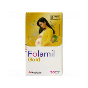 Apotek Online - FOLAMIL GOLD TABLET (1 Botol isi 30 Kapsul)