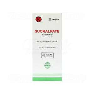 Apotek Online - SUCRALFATE MEPRO 500MG/5ML SUSP 100ML