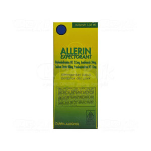 Apotek Online - ALLERIN EKSPEKTORAN SIRUP 120ML