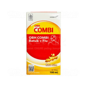 Apotek Online - OBH COMBI PLUS BATUK FLU JAHE SIRUP 100ML
