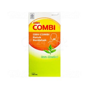Apotek Online - OBH COMBI BATUK BERDAHAK MENTHOL SIRUP 100ML (GEPENG)