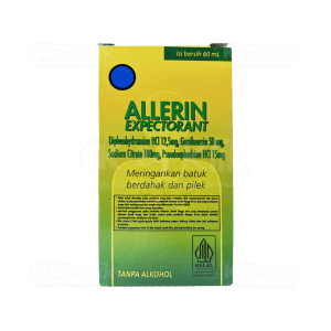 Apotek Online - ALLERIN EKSPEKTORAN SIRUP 60ML