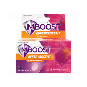 Apotek Online - IMBOOST WITH VIT C ANGGUR EFF TABLET (1 TUBE ISI 8)