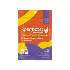 Apotek Online - XPERT BOOST VIT D 600IU GUMMY (isi 7 gummies)