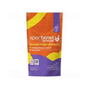 Apotek Online - XPERT BOOST VIT D 600IU GUMMY POUCH (isi 30 gummies)
