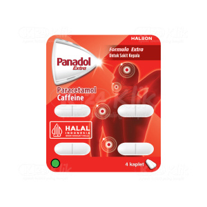 Apotek Online - PANADOL EXTRA (1 strip isi 4 kaplet)